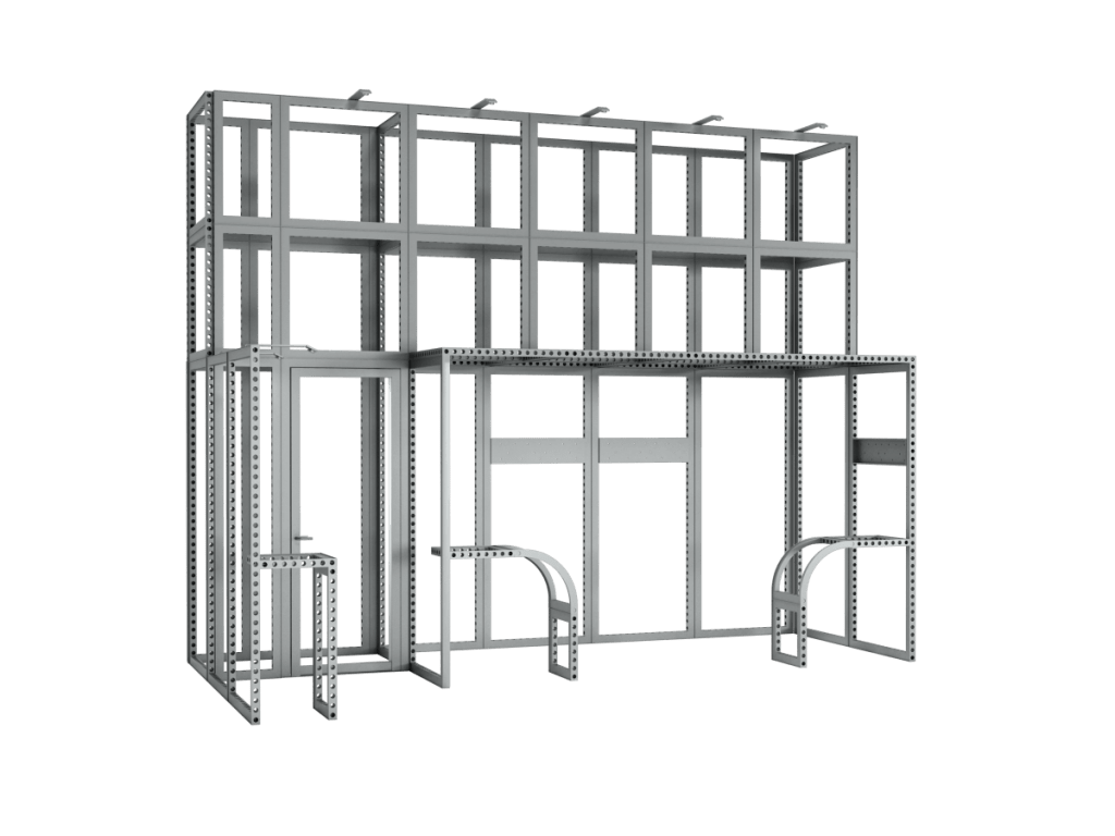 Modulaire beursstand blanco